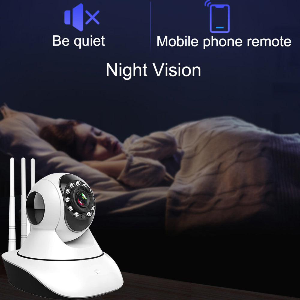 Wifi IP 3MP-es otthoni biztonsági éjjellátó kamera